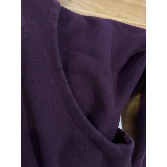 Jumpman Nike Mens Burgundy Fleece Full Zip Layered Jacket Sz XXL